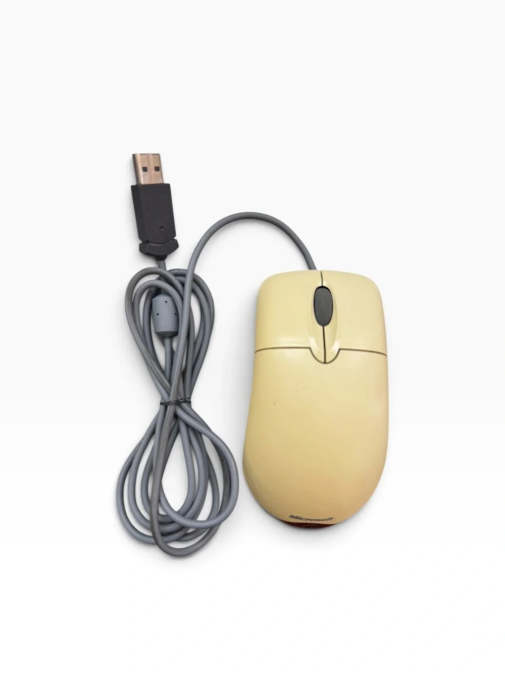 Microsoft Wheel Mouse Optical USB 1.1A X08-70400 Vintage Tested Working PS2